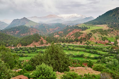 the Atlas Mountains of Morocco